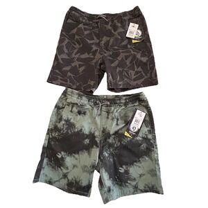 Volcom‎ Frickin Mix Elastic Waist Big Youth Boys Shorts Size Medium NWT Set of 2